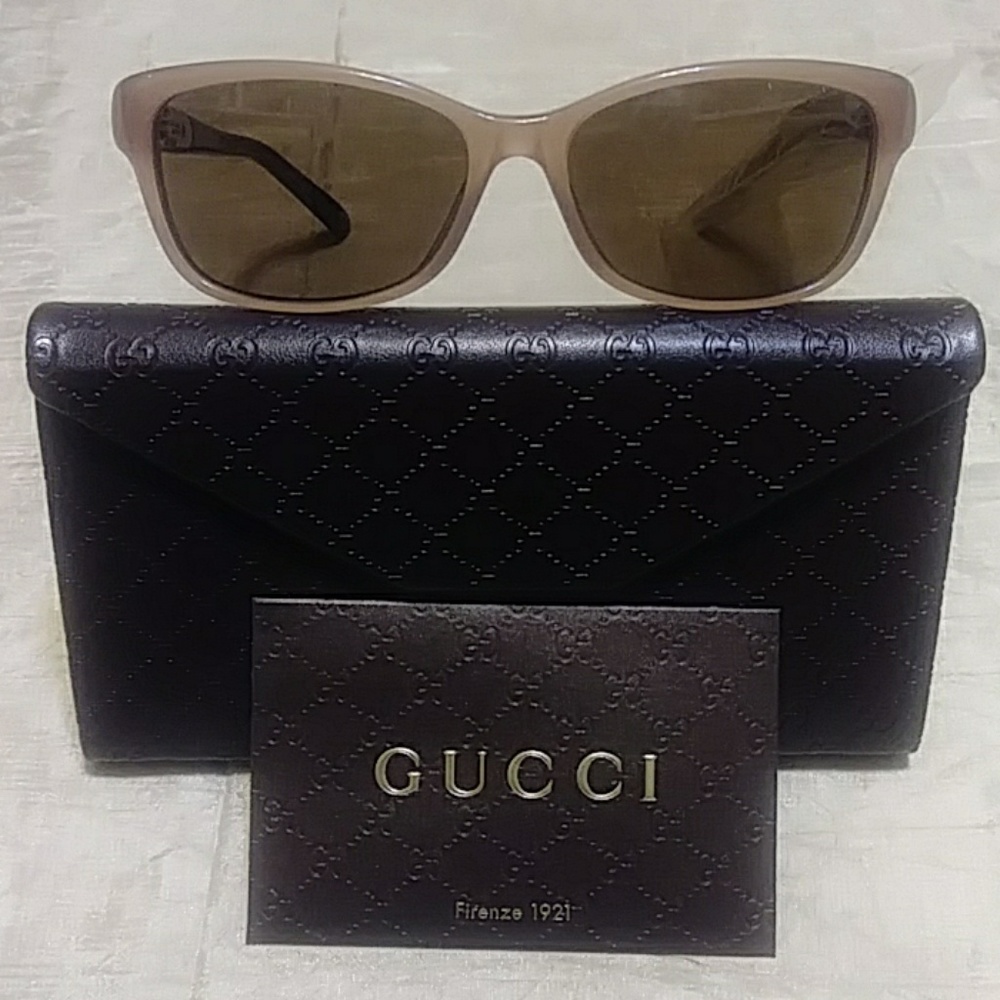 Gucci 53mm Rectangular Sunglasses
